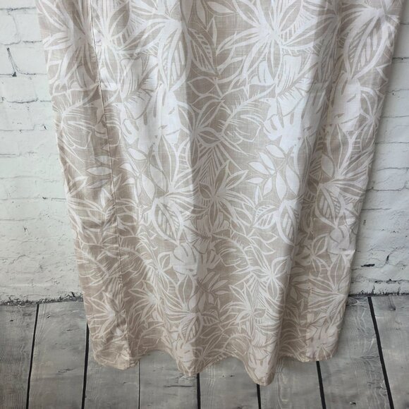 Ripskirt Hawaii Sun Dress Long Size M Ivory Floral Hibiscus Midi Maxi Limited Ed - Picture 3 of 8